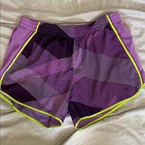 Nike Women's Vibrant Purple Athletic Shorts